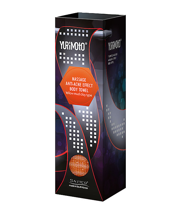 Satico Мочалка Yurimoto массажная с анти-акне эффектом с добавлением желтой глины, сверхжесткая28041 Satico Мочалка Yurimoto массажная с анти-акне эффектом с добавлением желтой глины, сверхжесткая28041Уникальные нити волокна мочалки Satico Yurimoto содержат добавления желтой глины. Благодаря своим свойствам она эффективно уничтожает бактерии, вызывающие акне, обладает подсушивающим и противовоспалительным действием, а также отшелушивает мертвые клетки эпидермиса, очищая поры. Благодаря этому мочалка обладает выраженным анти-акне эффектом, ее применение очищает кожу и предотвращает появление прыщей и угрей.Уникальная технология изготовления нитей волокна с добавлением желтой глины позволяет сохранять анти-акне эффект даже после стирки (в среднем до 6 месяцев). Благодаря особой технологии плетения нитей мочалка обеспечивает густую пену при использовании минимального количества моющих средств.Структура волокна мочалки позволяет осуществлять антицеллюлитный массаж, стимулируя кровообращение в проблемных зонах и способствуя расщеплению липидов. Регулярный массаж при помощи этой мочалки является эффективным способом профилактики целлюлита.Способ применения: нанести на влажную мочалку небольшое количество мыла или геля для душа, взбить в пену и массировать кожу энергичными движениями в направлении от периферии к сердцу.Состав: 20% хлопок,47,5% нейлон, 30% полиэстер, 2,5% желтая глина.Товар сертифицирован.