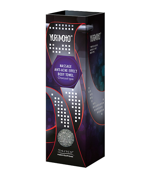 Satico Мочалка Yurimoto массажная с анти-акне эффектом с древесным углем, средняя28043 Satico Мочалка Yurimoto массажная с анти-акне эффектом с древесным углем, средняя28043Уникальные нити волокна мочалки Satico Yurimoto содержат натуральный древесный уголь. Благодаря своим свойствам он эффективно уничтожает бактерии, вызывающие акне, обладает подсушивающим и противовоспалительным действием, а также отшелушивает мертвые клетки эпидермиса, очищая поры. Благодаря этому мочалка обладает выраженным анти-акне эффектом, ее применение очищает кожу и предотвращает появление прыщей и угрей.Уникальная технология изготовления нитей волокна с натуральным древесным углем позволяет сохранять анти-акне эффект даже после стирки (в среднем до 6 месяцев). Благодаря особой технологии плетения нитей мочалка обеспечивает густую пену при использовании минимального количества моющих средств.Структура волокна мочалки позволяет осуществлять антицеллюлитный массаж, стимулируя кровообращение в проблемных зонах и способствуя расщеплению липидов. Регулярный массаж при помощи этой мочалки является эффективным способом профилактики целлюлита.Способ применения: нанести на влажную мочалку небольшое количество мыла или геля для душа, взбить в пену и массировать кожу энергичными движениями в направлении от периферии к сердцу.Состав: 20% хлопок, 47,5% нейлон, 30% полиэстер, 2,5% натуральный древесный уголь. 2.5%Товар сертифицирован.