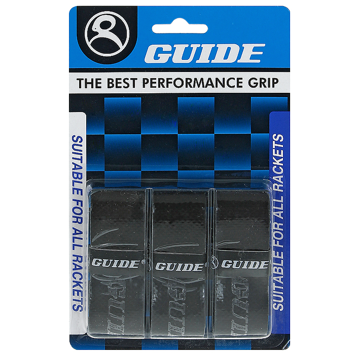 Обмотка для ракетки Guide Replacement Grip, цвет: черный, 3 шт362 #HC-6WS black Обмотка для ракетки Guide Replacement Grip, цвет: черный, 3 шт362 #HC-6WS blackОбмотка Guide имеет среднюю толщину, отлично впитывает влагу, а также наделена противоскользящим свойством. Она не уступает по качеству продукции компании Yonex, опережая по показателям другие мировые бренды.