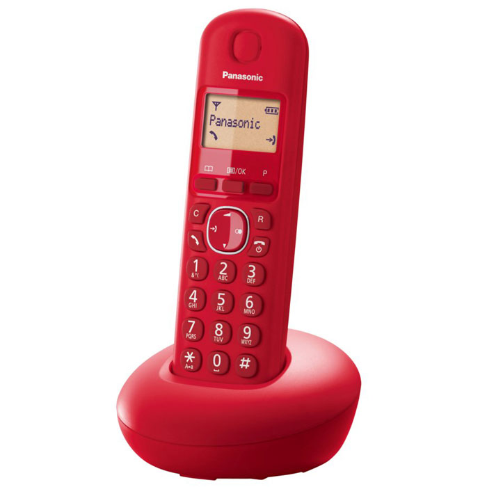 Panasonic KX-TGB210RUR, Red DECT-телефон