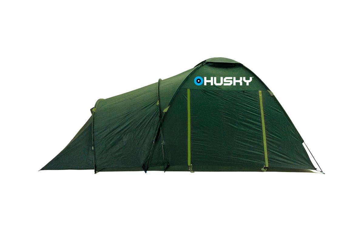 Палатка Husky Boston 5 Dark Green, цвет: темно-зеленый