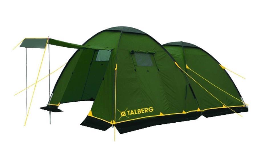 Палатка Talberg Spirit 4УТ-000052581 Палатка Talberg Spirit 4УТ-000052581Классическая кемпинговая палатка Talberg Spirit 4 с большим спальным отделением, большим удобным тамбуром и юбкой от ветра и насекомых предназначена для пешего туризма и кемпинга.Внутренняя палатка выполнена из дышащего полиэстера, швы наружного тента проклеены.Вы несомненно оцените скорость, с которой может быть установлена эта палатка. Идеально подходит для четырех туристов.Характеристики:Количество мест: 4. Размер палатки: 450 см х 250 см х 190 см. Спальная комната: 230 см х 230 см. Количество входов: 2. Дуги: HQ FiberGlass 11 мм + сталь 16 мм. Материал внешнего тента: полиэстер 190T/75D 4000 mm. Материал внутреннего тента: полиэстер. Материал дна: армированный полиэтилен. Размер палатки в собранном виде: 69 см х 20 см х 20 см. Вес: 11 кг. Изготовитель: Китай.