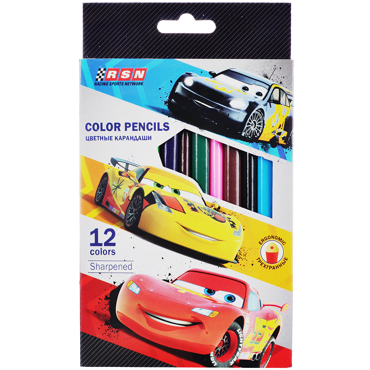 Набор карандашей Cars Карандаши цветные 