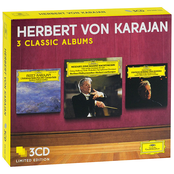 Herbert Von Karajan. 3 Classic Albums. Limiten Edition (3 CD)