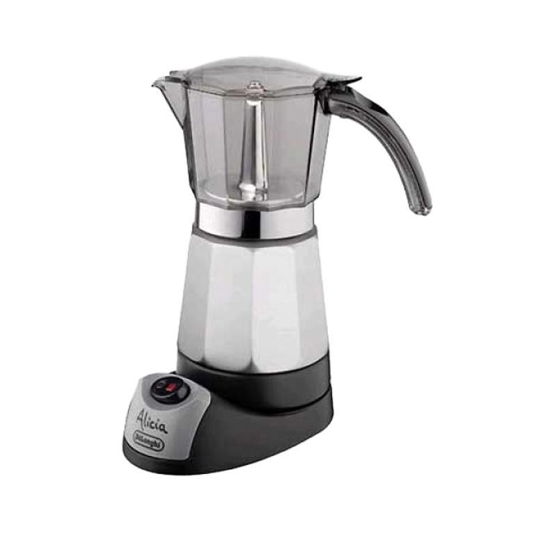DeLonghi EMK 9DeLonghi EMK 9 DeLonghi EMK 9DeLonghi EMK 9Электрическая кофеварка DeLonghi EMK 9 с ручным управлением. Кофе никогда не перельется, поскольку кофеварка выключается автоматически и сохраняет кофе горячим и вкусным в течение 30 минут. Произведенная в полном соответствии с высочайшими стандартами качества и спроектированная до мельчайших деталей, электрическая кофеварка DeLonghi EMK 9 не будет просто банальным предметом обстановки, а станет составной частью Вашего индивидуального интерьера.