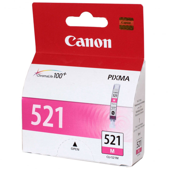 Canon CLI-521M, Magenta картридж для струйных МФУ/принтеров