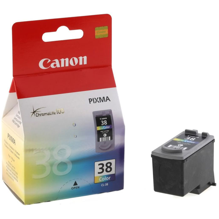 Canon CL-38CMY цветной картридж для струйных МФУ/принтеров2146B005 Canon CL-38CMY цветной картридж для струйных МФУ/принтеров2146B005Canon CL-38 - оригинальный картридж от Canon для струйных МФУ и принтеров.