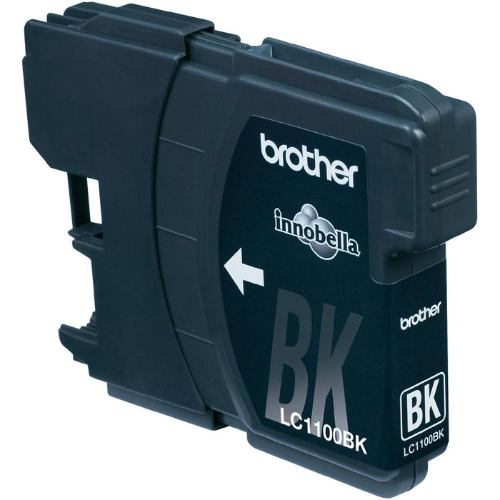 Brother LC1100BK, Black струйный картридж для DCP-385C/MFC-990CW/DCP-6690CWLC1100BK Brother LC1100BK, Black струйный картридж для DCP-385C/MFC-990CW/DCP-6690CWLC1100BKКартридж с чернилами Brother LC1100 для струйных МФУ Brother.