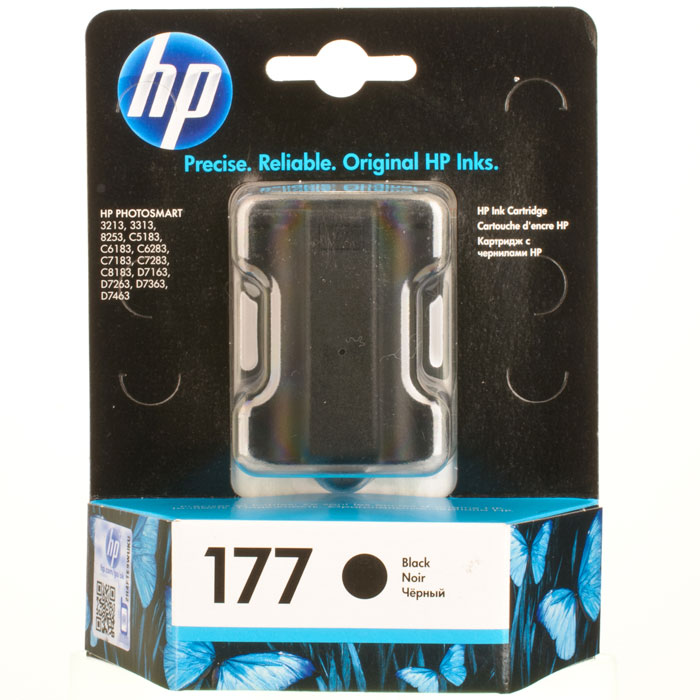 HP C8721HE (177), Black струйный картриджC8721HE HP C8721HE (177), Black струйный картриджC8721HEЧернила HP C8721HE (177) обеспечивают живые насыщенные цвета для создания реалистичных фотографий и чётких документов лазерного качества. Чернила являются стойкими к выцветанию, смазыванию и возникновению подтёков и обеспечивают оптимальную производительность. Специально разработаны для использования с принтером НР. Наслаждайтесь богатыми, насыщенными цветами с высокой стойкостью к выцветанию. Ваши фотографии и документы останутся в отличном состоянии на многие годы. Новые картриджи НР разработаны для эффективного использования чернил и экономии денег. Передовая система печати, совмещающая чернила, картриджи и принтеры, обеспечивает точное нанесение чернил на страницу, позволяя значительно сократить эксплуатационные расходы. Чернила HP Vivera основаны на инновационных разработках HP и обеспечивают стабильные результаты. Уникальный состав подвергается тщательным многолетним испытаниям и соответствует строгим требованиям НР относительно качества и высокой скорости печати.Капля чернил: 5,5 пиколитров