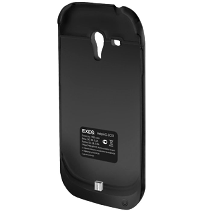 EXEQ HelpinG-SC01 чехол-аккумулятор для Samsung Galaxy S3 mini, Black (1900 мАч, клип-кейс)