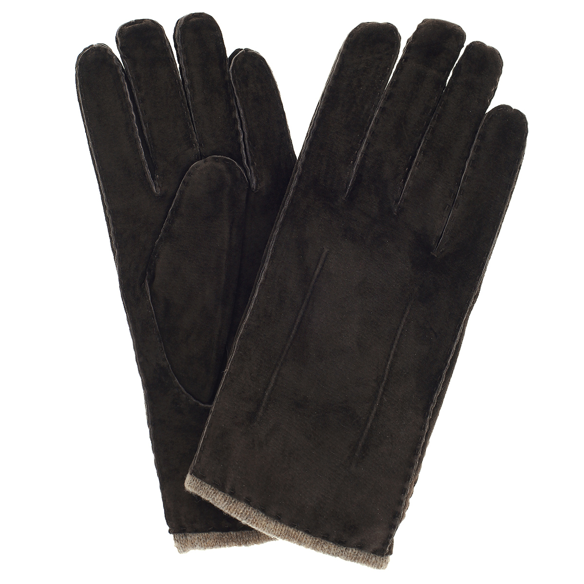 Перчатки мужские Dali Exclusive, цвет: коричневый. SP16_FORK/BRUN. Размер 8,5