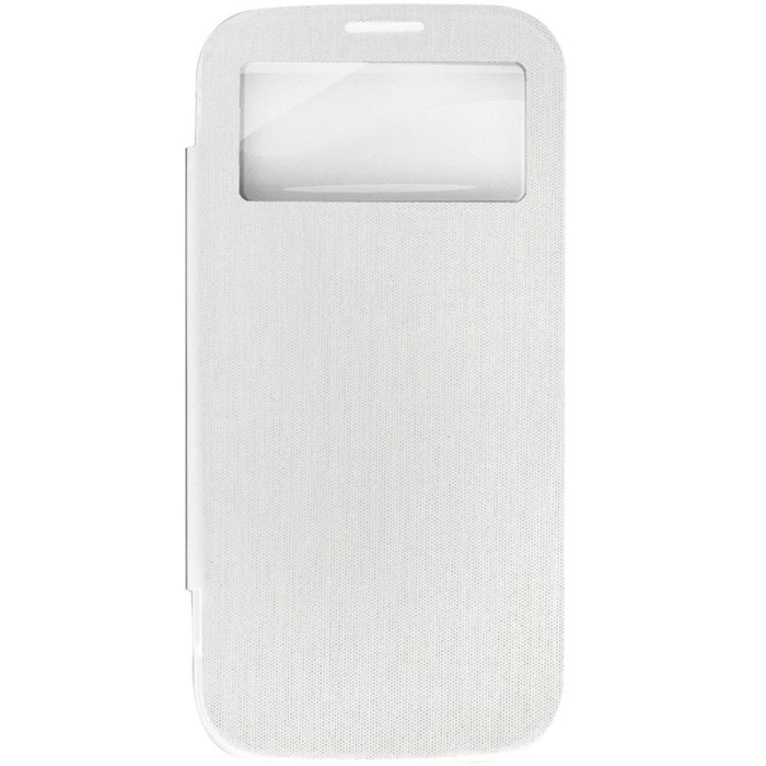 EXEQ HelpinG-SF08 чехол-аккумулятор для Samsung Galaxy S4, White (2600 мАч, Smart cover, флип-кейс)