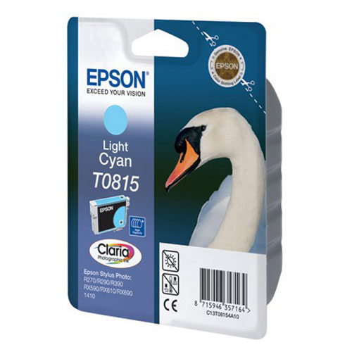 Epson T0815 (C13T11154A10), Light Cyan картридж для R270/RX590/T50/TX650/1410