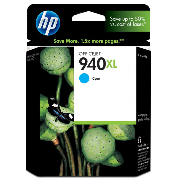 HP C4907AE (940XL), cyanC4907AE HP C4907AE (940XL), cyanC4907AEКартридж повышенной емкости HP 940XL с чернилами для печати ярких цветных документов.Печатайте текстовые документы на уровне лазерных устройств и четкие изображения, устойчивые к выцветанию в течение многих десятилетий с картриджами HP.Доверьтесь надежной работе оригинальных картриджей HP. Каждый оригинальный картридж НР является принципиально новым и гарантирует великолепное качество печати.