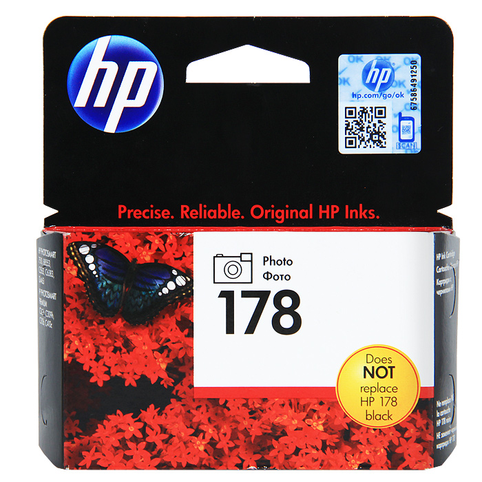 HP CB317HE (178) Photo, Black картридж для струйных принтеров HP Photosmart