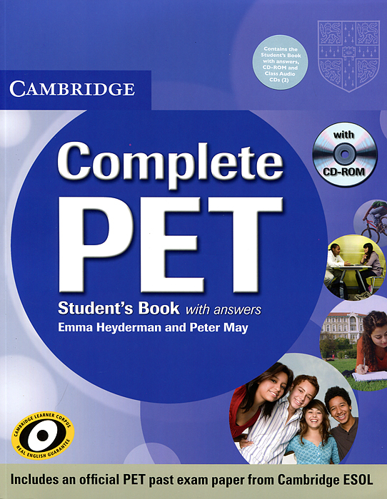 Complete PET: Student's Book with Answers (+ аудиокурс на 3 CD-ROM) complete advanced workbook without answers cd rom
