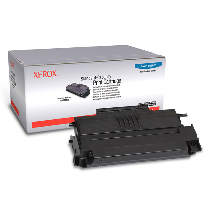 Xerox 106R01378, Black тонер-картридж106R01378 Xerox 106R01378, Black тонер-картридж106R01378Тонер-картридж Xerox 106R01378 для лазерного принтера Xerox Phaser 3100MFP.