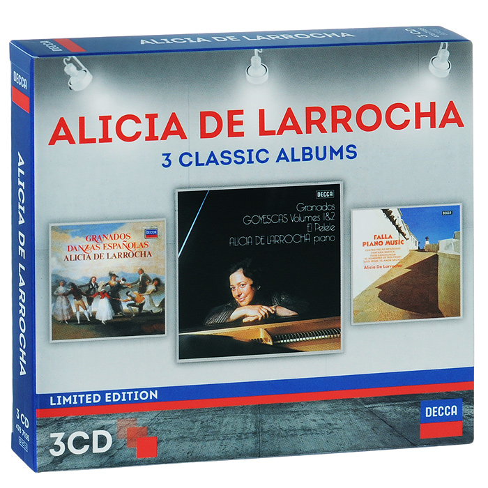 Alicia De Larrocha. 3 Classic Albums. Limited Edition (3 CD)