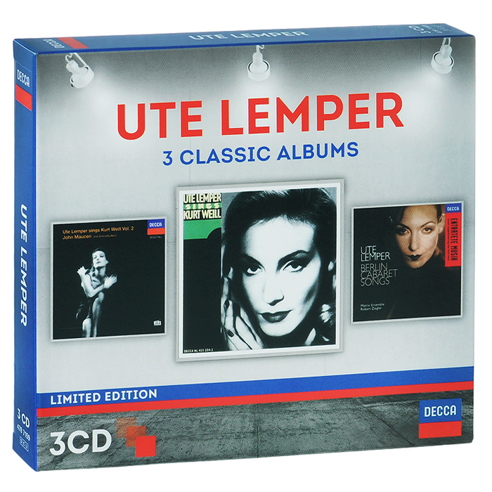Ute Lemper. 3 Classic Albums. Limited Edition (3 CD)