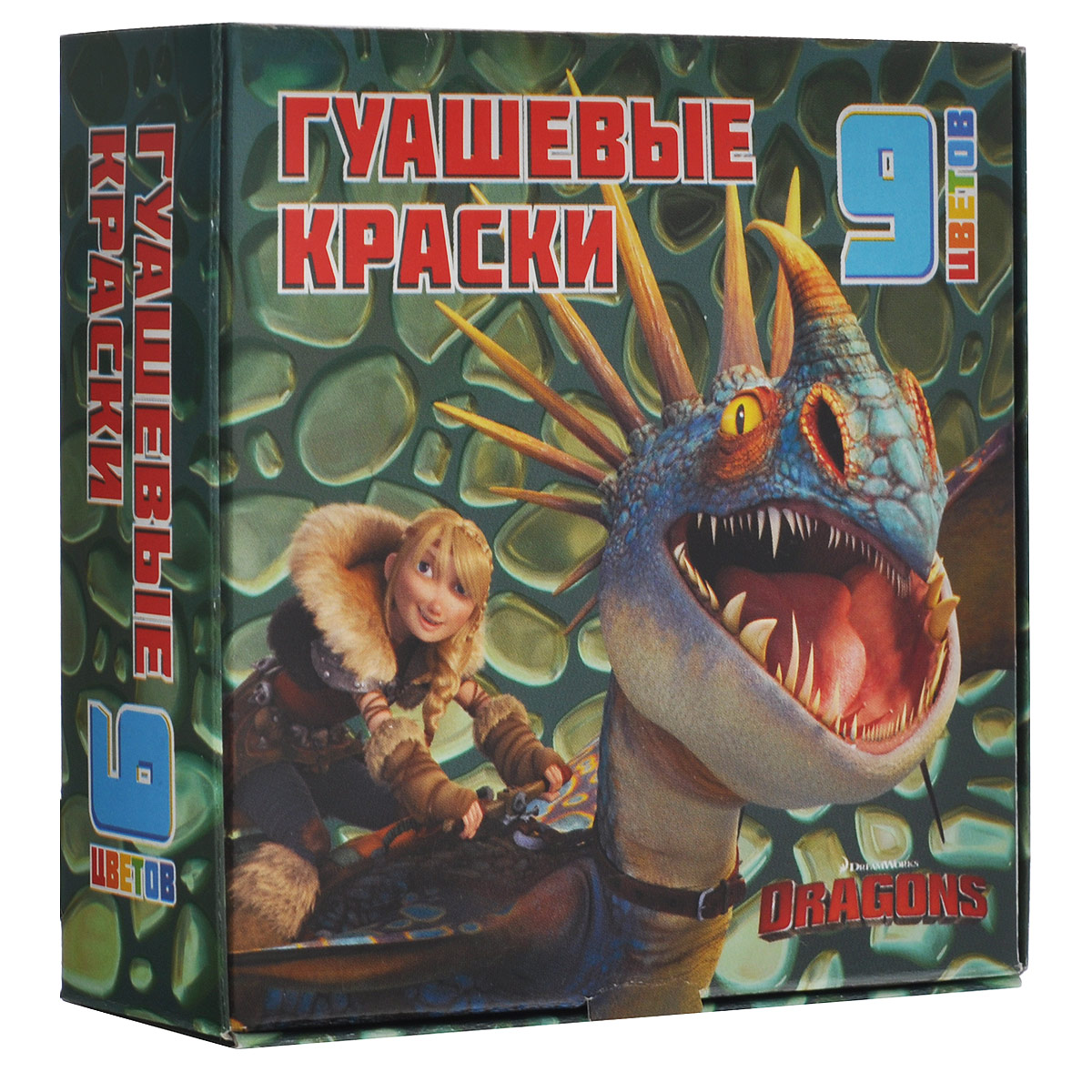 Гуашь Action! Dragons, 9 цветовDR-GP-9 Гуашь Action! Dragons, 9 цветовDR-GP-9Гуашь Action! Dragons предназначена для декоративно-оформительских работ и творчества детей.В набор входят краски девяти цветов: черного, зеленого, синего, белого, красного, желтого, оранжевого, коричневого и бирюзового.Они легко наносятся на бумагу, картон и грунтованный холст. При высыхании приобретают матовую, бархатистую поверхность.