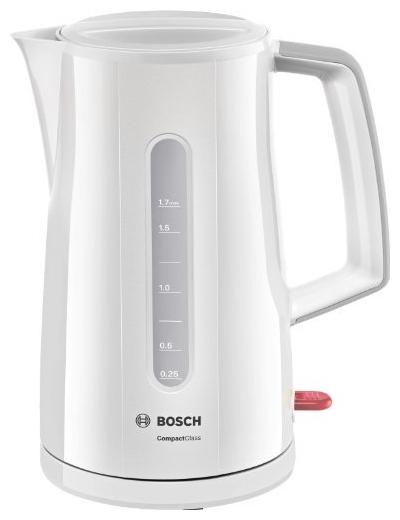 Bosch TWK3A011, электрочайникTWK3A011 Bosch TWK3A011, электрочайникTWK3A011Достаточно мощный электрочайник Bosch TWK 3A011 изготовлен из высококачественного пластика в форме кувшина, станет незаменимым атрибутом в приготовлении чая и кофе к обеденному столу в вашем доме и офисе. К тому же производители электрочайника Bosch TWK 3A011 побеспокоились о вашей безопасности в процессе эксплуатации, дав ему возможность автоматически отключаться при закипании и при снятии с основания. Помимо этого воду в чайник BoschTWK 3A011 можно наливать через достаточно широкий носик, а широкое горлышко позволит хорошо его вымыть от накипи.