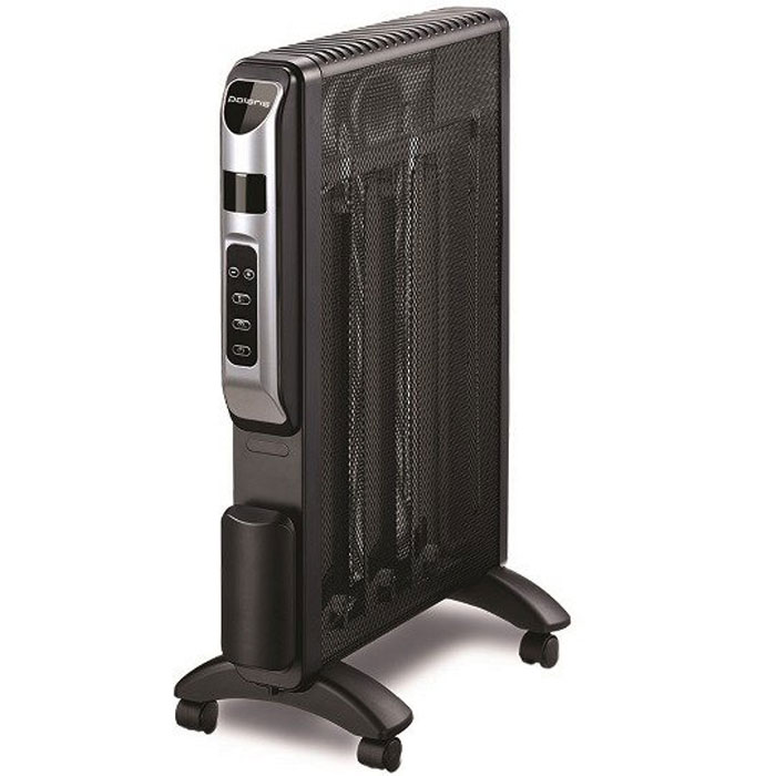 Polaris PMH 2097RCD микатермический обогревательPMH 2097RCD Polaris PMH 2097RCD микатермический обогревательPMH 2097RCDЭлегантная модель микатермического обогревателя Polaris PMH 2097RCD способна легко и быстро создать оптимальный температурный режим в помещении. Обогреватель оснащен уникальным нагревательным элементом, который создан на основе технологии Micathermic и представляет собой несколько прослоек токопроводящих пластин с покрытием с обеих сторон слюдой. К принципу естественной конвекции дополнительно имеется свойства теплового излучения, что позволяет увеличить производительность обогрева помещения.Время нагрева: до 15 секунд2 типа обогрева: конвекционный и тепловолновой Климат-контрольЭлектронный термостатОтключение при опрокидывании