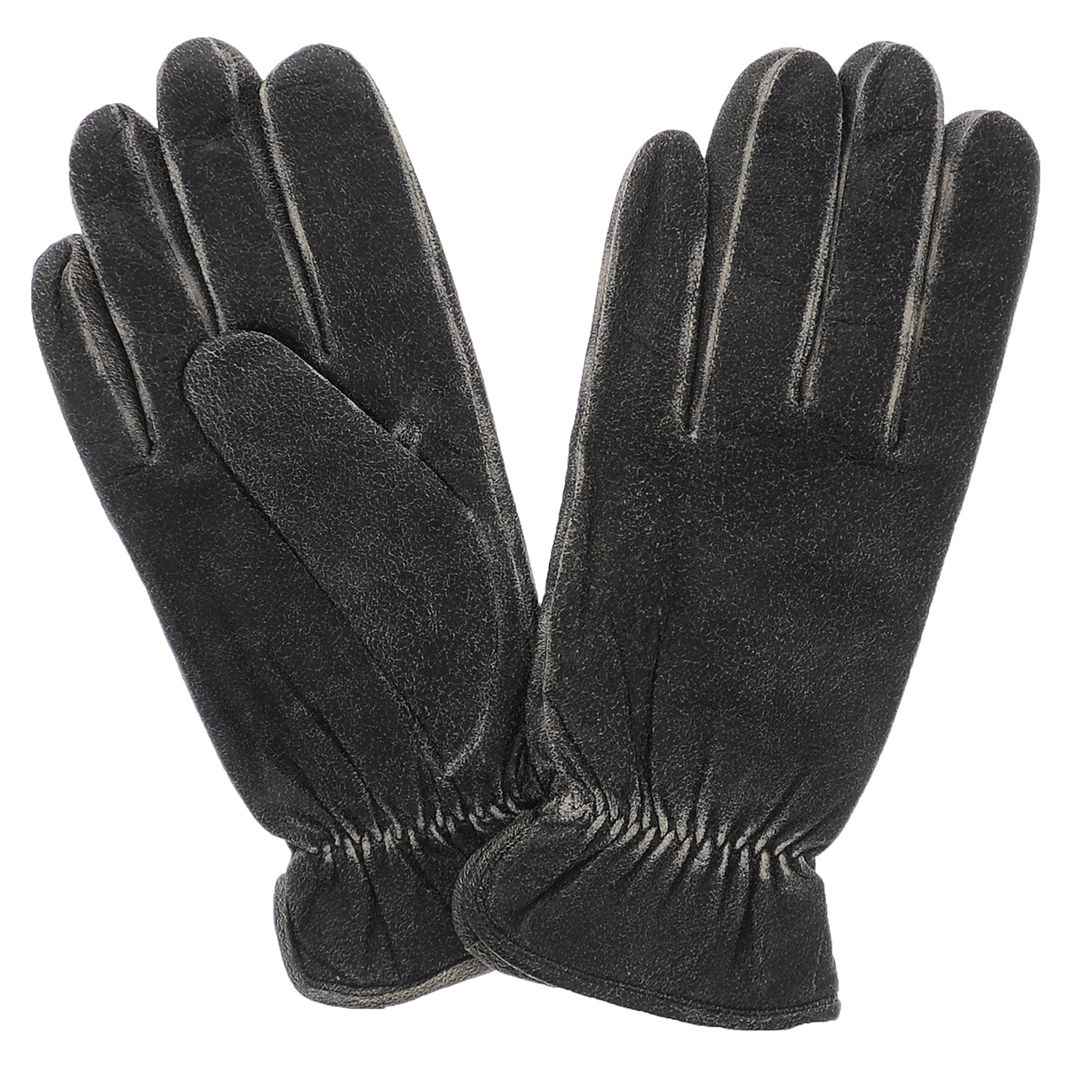 Перчатки мужские Dali Exclusive, цвет: темно-серый. WILD/MEL. Размер 8,5