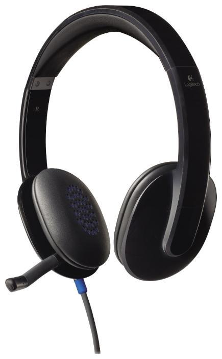 Logitech H540 USB гарнитура (981-000480)981-000480 Logitech H540 USB гарнитура (981-000480)981-000480Высококачественная и высокопроизводительная гарнитура Logitech Headset H540 USB. Погрузитесь в мир высококачественного звучания музыки, голосового общения с помощью компьютера и многого другого. Насыщенный стереозвукДиффузоры с лазерной калибровкой и встроенный эквалайзер обеспечивают великолепное, непревзойденное качество звука и насыщенные низкие частоты, позволяя получать максимальное удовольствие от прослушивания. Элементы управления на наушникахК вашим услугам элементы управления громкостью и уровнем низких частот, а также возможность мгновенно отключить микрофон. Удобная конструкцияОголовье и накладки наушников из мягкого ледерина позволяют часами разговаривать и слушать музыку, не испытывая дискомфорта.