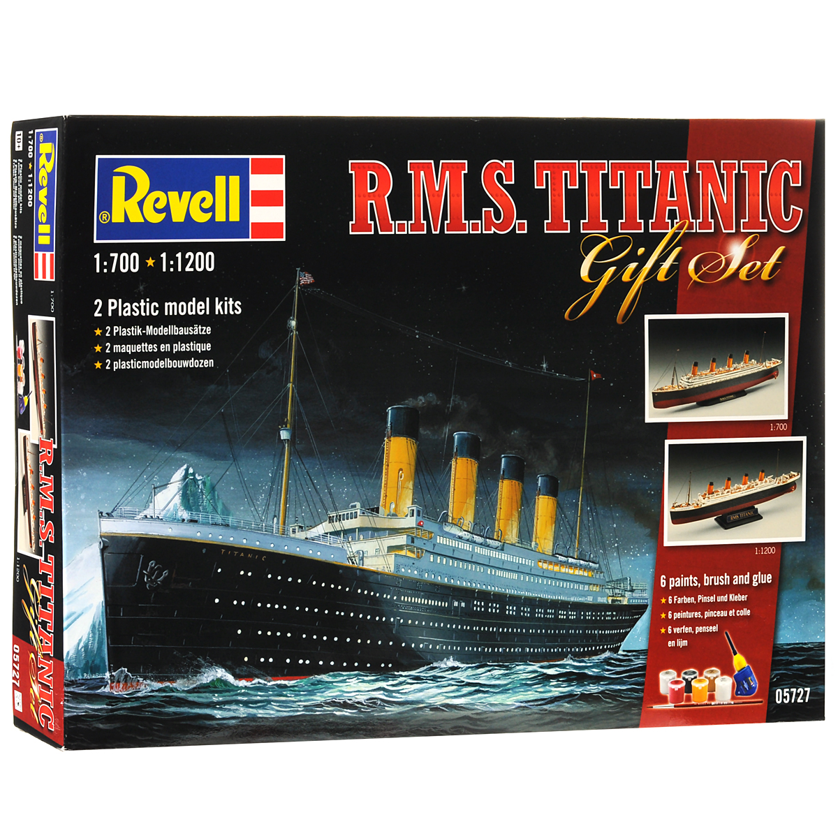 Revell Набор для сборки и раскрашивания Корабль R.M.S Titanic 2 шт