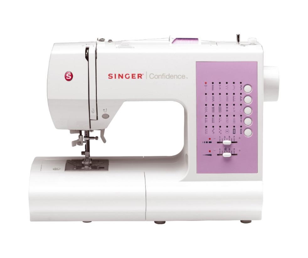 Singer 74637463 Singer 74637463Начальная модель в линейке компьютеризированных швейных машин серии Confidence. Швейная машинка SINGER Confidence 7463 обладает простым и наглядным выбором строчек, нитевдевателем и современным горизонтальным челноком. Выполняет 30 швейных операций.