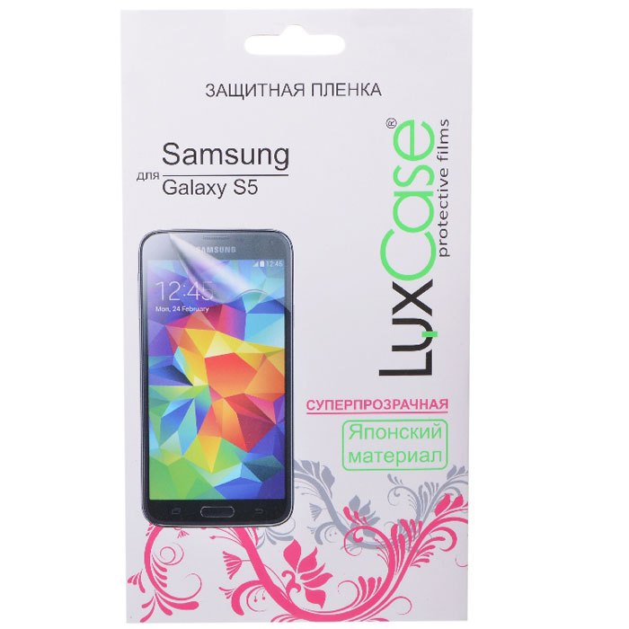 Luxcase защитная пленка для Samsung Galaxy S5, суперпрозрачная