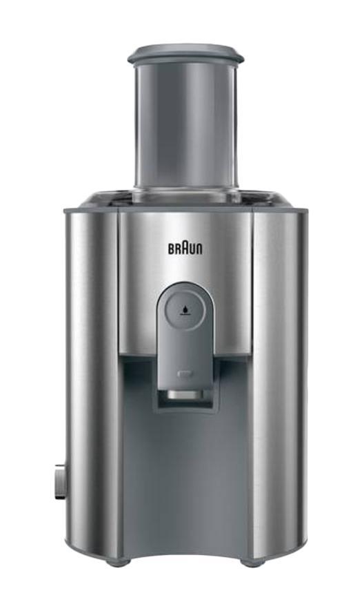 Braun J700 Multiquick 7J700 Multiquick 7 Braun J700 Multiquick 7J700 Multiquick 7Корпус этой соковыжималки сделан из глянцевой пластмассы с вставками из нержавеющей стали, что не мешает ей быть надежной несмотря на свой элегантный дизайн и компактность. В этой соковыжималке идеально сочетаются красота форм и функциональность, дизайн и отличные рабочие характеристики, и все это выражается в точной продуманности каждой линии, каждой детали. Особая форма носика с системой Антикапля, форма контейнера для мякоти придают этой соковыжималке обтекаемую идеальность. Функция Антикапля имеет уникальную систему активации – просто нажмите кнопку и система будет активирована, и больше нет надобности следить за носиком. Носик из нержавеющей стали, предотвращающий разбрызгивание. Форма носика из нержавеющей стали предотвращает разбрызгивание и позволяет соку попадать прямо в стакан. Эргономичный большой контейнер для мякоти (2л) легко снимать благодаря его форме, адаптированной к руке.