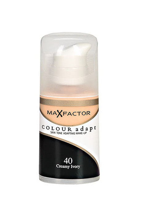 Max Factor Тональный крем Colour Adapt, тон 40 Creamy Ivory (Слоновая кость), 34 мл80957262 Max Factor Тональный крем Colour Adapt, тон 40 Creamy Ivory (Слоновая кость), 34 мл80957262Тональная основа, которая поможет справиться с неровным тоном лица. Тональная основа Max Factor Colour Adapt адаптируется к тону кожи и создает естественное покрытие. Так в чем же секрет? «Умные частицы» тональной основы адаптируются к тону кожи, который отличается в разных зонах, обеспечивая невероятно легкое покрытие и не маскируя естественное свечение кожи. Тональная основа Max Factor Colour Adapt обеспечивает идеальный тон, кожа выглядит свежей и сияющей весь день. Инновационная технология для совершенства кожи. Помогает выровнять тон кожи, скрыть несовершенства и мелкие морщинки для создания идеального образа. Тональная основа Max Factor Colour Adapt имеет легкую формулу крем-пудры и подстраивается под любой тон кожи для удивительно естественного образа. Эмульсия на основе силикона и эластомера адаптируется к тону кожи и обеспечивает естественное умеренное покрытие для создания нежного и невесомого макияжа. Основа не содержит масел, подходит для чувствительной кожи, протестирована дерматологами, не закупоривает поры. Кремово-пудровая текстура для безупречного покрытия. Ультралегкая формула не сушит кожу. Содержит несколько цветовых пигментов, которые адаптируются к тону кожи. Не содержит масла, подходит для чувствительной кожи. Не закупоривает поры. Протестировано дерматологами.Сравни тон основы с тоном кожи на щеках и линии челюсти, чтобы подобрать идеальный оттенок. Если тон подобран правильно, то он буквально исчезнет на твоей коже. Чтобы достичь ровного покрытия, нанеси небольшое количество основы на тыльную сторону ладони и распредели по лицу кистью или кончиками пальцев. Нанеси небольшое количество на центральную часть лица и растушуй от центра к периферии. Нанеси средство на веки и губы в качестве базы под тени и помаду.