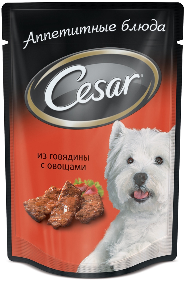 Консервы Cesar, для взрослых собак, с говядиной и овощами, 100 г48812 Консервы Cesar, для взрослых собак, с говядиной и овощами, 100 г48812Консервы Cesar - это полнорационный консервированный корм для взрослых собак всех пород. Нежнейшие кусочки мяса, дополненные свежими овощами - идеальное блюдо для любой собаки.Консервы приготовлены исключительно из натурального сырья. Не содержат искусственных красителей, консервантов и усилителей вкуса. Состав: мясо и субпродукты минимум 40% (в том числе говядина минимум 26%), овощи (минимум 4%), злаки, клетчатка, витамины, минеральные вещества.Пищевая ценность в 100 г: белки - 9 г, жир - 4,5 г, зола - 2 г, клетчатка- 0,5 г, влага - 80 г, витамин А - не менее 150 МЕ, витамин Е - не менее 1,2 мг. Энергетическая ценность в 100 г: 85 ккал.Товар сертифицирован.Уважаемые клиенты! Обращаем ваше внимание на возможные изменения в дизайне упаковки. Качественные характеристики товара остаются неизменными. Поставка осуществляется в зависимости от наличия на складе.
