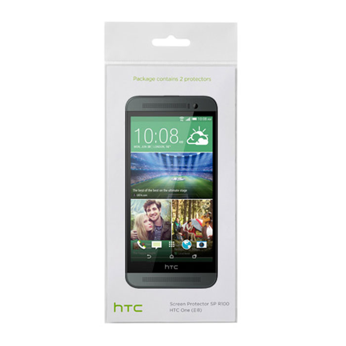 HTC SP R140 защитная пленка для One Ace (E8)22410 HTC SP R140 защитная пленка для One Ace (E8)22410Оригинальная защитная пленка для экрана смартфона HTC One Ace (E8). Благодаря использованию высококачественного материала пленка легко наклеивается, плотно прилегает, имеет высокую прозрачность и устойчивость к механическим воздействиям. Потребительские свойства и эргономика сенсорного экрана при этом не ухудшаются.В комплект входят 2 пленки.