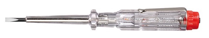 Отвертка-пробник однополюсный 255-3L 3,0x60 Wiha 0527105271 Отвертка-пробник однополюсный 255-3L 3,0x60 Wiha 0527105271Однополюсный пробник напряжения 220-250 В. Применяется для определения переменных напряжений в области низкого напряжения до 250 В по отношению к потенциалу земли. Согласно DIN 57860-6 и VDE 0680-6, знак GS, соответствие CE. Жало выполнено из хромованадиевой стали с никелевым покрытием, сплошная закалка. Отвертка-пробник имеет прозрачную рукоятку с зажимом.Подходит для профессионалов на предприятии и в мастерской, а также для домашних умельцев.