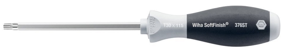 Отвертка SoftFinish Inox из нержавеющей стали T30 х 115 мм Wiha 3262332623 Отвертка SoftFinish Inox из нержавеющей стали T30 х 115 мм Wiha 3262332623Отвертка Wiha SoftFinish Inox оснащена шестигранным жалом, выполненным из высококачественной нержавеющей стали полной вакуумной закалки. Эргономичная многокомпонентная рукоятка Wiha SoftFinish с защитой от скатывания. Отвертка идеально подходит для закручивания винтов из высококачественной стали. Общая длина отвертки: 23 см. Длина жала: 11,5 см. Размер ручки: 11,5 см х 3 см х 3 см.