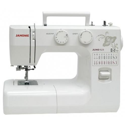 Janome Juno 523 швейная машина523 Janome Juno 523 швейная машина52323 операций, петля-автомат, вертикальный челнок