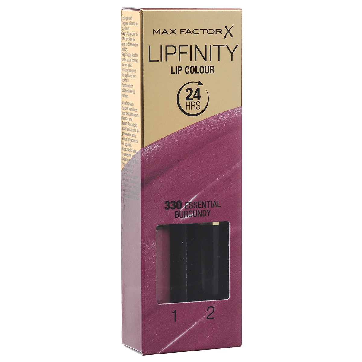 Max Factor Стойкая губная помада и увлажняющий блеск Lipfinity, тон №330 Essential burgundy81435702 Max Factor Стойкая губная помада и увлажняющий блеск Lipfinity, тон №330 Essential burgundy81435702Визажисты знают - для того, чтобы цвет губ был идеальным, необязательно их постоянно подкрашивать. С известной помадой Lipfinity от Max Factor ты можешь выглядеть так эффектно, как тебе нравится, не позволяя жизни менять твои планы. Вспышка яркого цвета. Визажисты, которые работают на показах обожают, что при помощи помады Max Factor Lipfinity можно создать неповторимый образ - смело нанеси яркий оттенок Max Factor Lipfinity, тогда все остальные детали макияжа могут быть абсолютно нейтральными. Важен только идеальный тон и безупречная помада. Теперь ты можешь создать новый образ с Max Factor Lipfinity! В чем секрет? В двухступенчатой системе нанесения: шаг 1 - основа создает невероятно устойчивый цвет, шаг 2 - увлажняющий бальзам завершает эффект. В основе формулы Max Factor Lipfinity лежит особая технология, которая надежно фиксируется на губах.Товар сертифицирован.