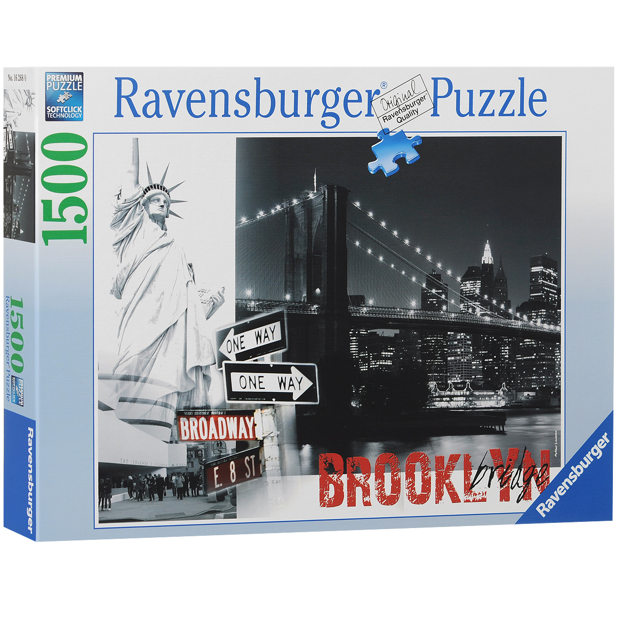 Ravensburger Бруклинский мост. Пазл, 1500 элементов