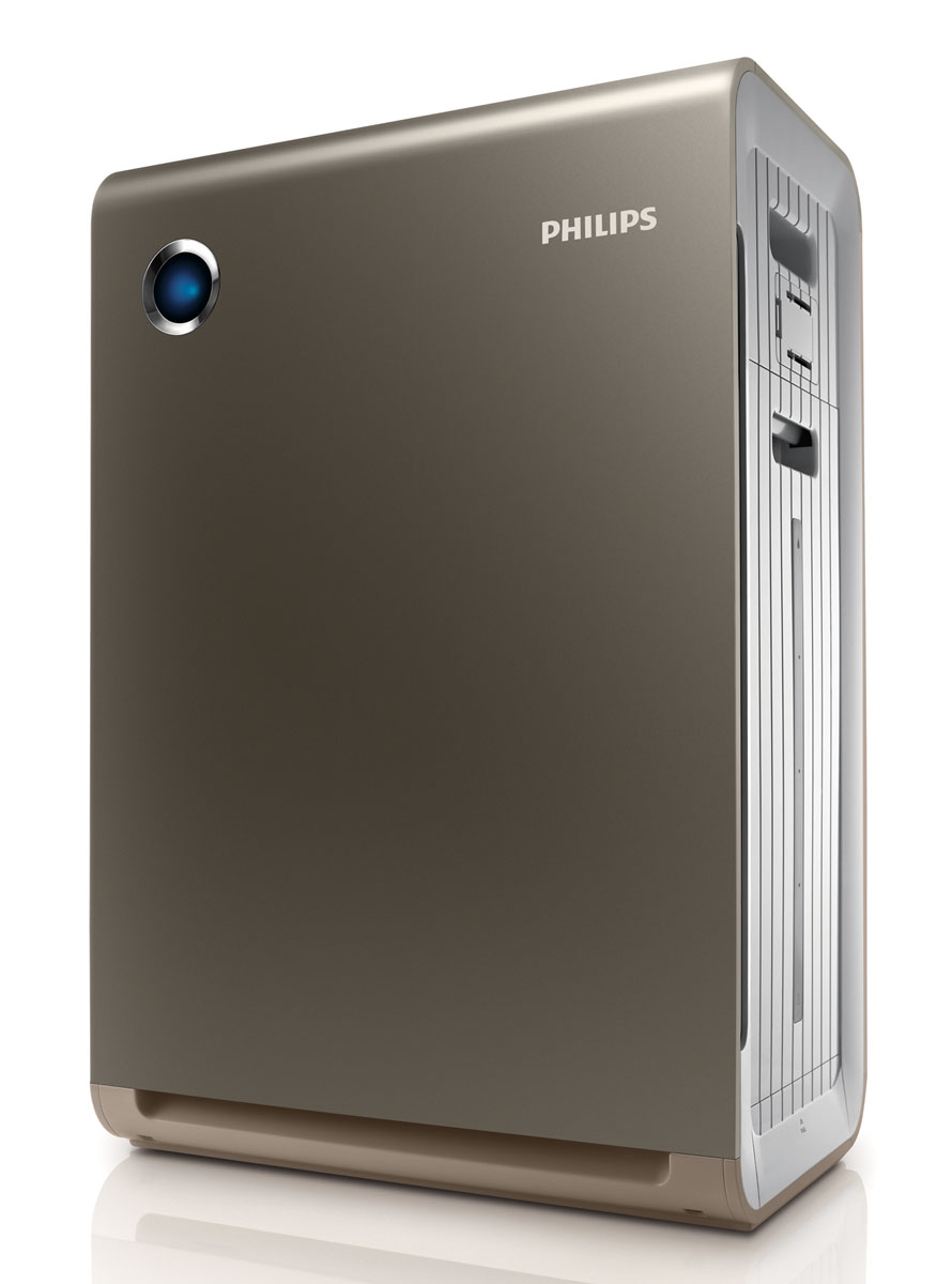 Philips AC4086/01 климатический комплекс 2 в 1AC4086/01 Philips AC4086/01 климатический комплекс 2 в 1AC4086/01Увлажнитель + очиститель воздуха Philips AC4086/01 с профессиональной системой фильтрации и увлажнения воздуха. Подходит для использования в любой комнате площадью до 55 м2.Профессиональная 4-уровневая система фильтрации и увлажняющий фильтр: 1. Фильтр предварительной очистки: улавливает крупные загрязняющие частицы, такие как волосы, шерсть животных, пух, пыль;2. NANO-фильтр: нейтрализует болезнетворные микроорганизмы;3. Угольный фильтр: нейтрализует неприятные запахи и вредныегазы, такие как формальдегид;4. HEPA-фильтр: улавливает мельчайшие загрязняющие частицы;5. Увлажняющий фильтр.Кроме того, в приборе используется специальный умягчитель воды, который нейтрализует действие содержащихся в ней минеральных веществи помогает продлить срок службы увлажняющего фильтра.5 режимов работы включая автоматический, бесшумныйтурбо. Во время работы прибора в автоматическом режиме гигрометр и датчик качества воздуха постоянно контролируют влажность и чистоту воздуха и включают/отключают прибор/ меняют режим работы по необходимости, обеспечивая постоянное поддержание чистоты ивлажности на нужном уровне. Турбо режим - это режим повышенной мощности, который может использоваться для быстрого увлажнения/ очистки воздуха в помещении.Точные настройки уровня влажности:Для достижения максимального комфорта на климатическом комплексе Philips можно установить одну из трех степеней влажности - 40, 50 или 60 %.Индикаторы влажности воздуха:Встроенный гигрометр измеряет влажность воздуха в помещении, а специальные индикаторы на панели управления отражают эти измерения.Цветовой индикатор качества воздуха:4-ступенчатая световая индикация четко отражает качество воздуха в помещении: синий - очень хорошее; фиолетовый - удовлетворительное; темно-фиолетовый - плохое; красный - очень плохое.Индикатор замены фильтров:Специальный индикатор на приборе загорается, когда нужно заменить какой-либо из фильтров, указывая, какой именно. Простой и удобный таймер на 1/4/8 часов:Устройство работает в течение заданного промежутка времени и затем автоматически отключается.5-уровневая система фильтрации и увлажненияУровень шума: 34 - 59 дБ