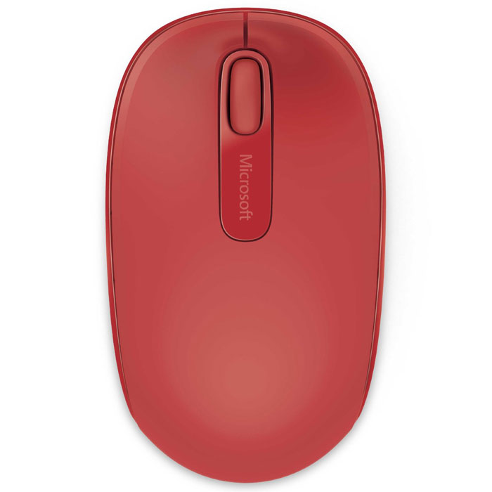 Microsoft Wireless Mobile Mouse 1850, Red мышь (U7Z-00034)