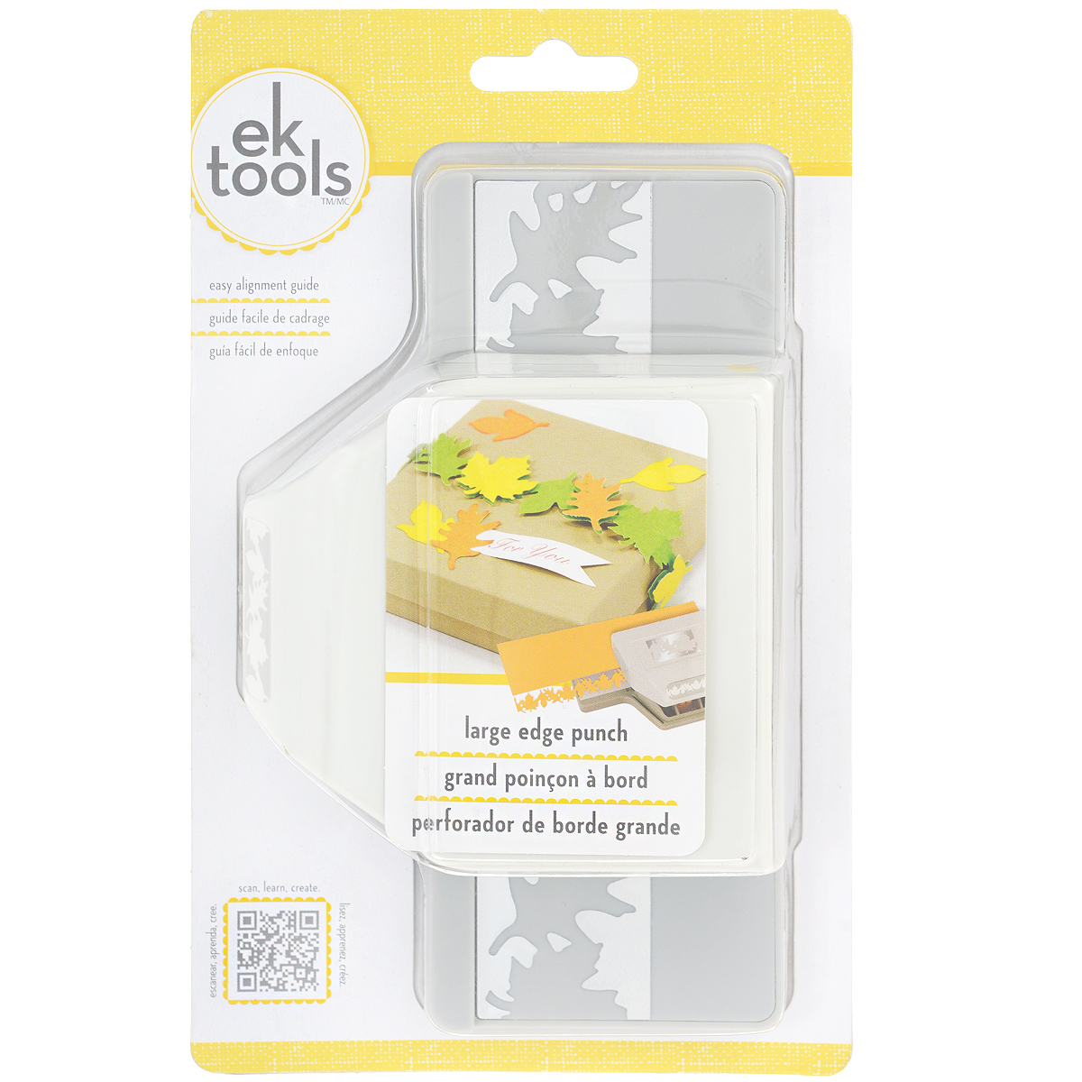 Фигурный дырокол для края EKSuccess Tools Осенняя цепь, цвет: белый54-50097 Фигурный дырокол для края EKSuccess Tools Осенняя цепь, цвет: белый54-50097Фигурный дырокол для края EKSuccess Tools Осенняя цепь, выполненный из пластика и металла, предназначен для создания творческих работ в технике скрапбукинг. С его помощью можно оригинально оформить открытки, украсить подарочные коробки, конверты, фотоальбомы. Дырокол вырезает красивый орнамент по краю листа. Используйте обозначенные линии на дыроколе для создания идеально ровного непрерывного рисунка. Порядок работы: вставьте лист в дырокол и надавите рычаг, сдвиньте дырокол вдоль листа до совпадения вырубки с рисунком и надавите на рычаг снова.Дыроколы рекомендуется использовать для бумаги плотностью 120-160 г/ м2. При применении на бумаге большей плотности или на картоне, изделия быстро затупятся. Чтобы заточить нож компостера, нужно прокомпостировать самую тонкую наждачку. Чтобы смазать режущий механизм - парафинированную бумагу. Общий размер дырокола: 15,5 см х 10 см х 3 см.Размер вырубаемой части: 1,5 см; 3,5 см, 5 см.