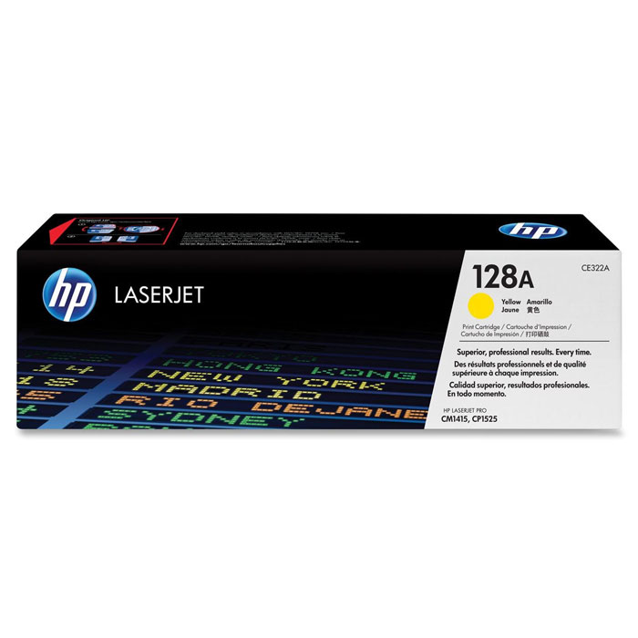 HP CE322A, Yellow тонер-картридж для HP CLJ CP1525N/1525NW/CM1415FNCE322A HP CE322A, Yellow тонер-картридж для HP CLJ CP1525N/1525NW/CM1415FNCE322AHP CE322A - цветной картридж-тонер для лазерных принтеров HP.