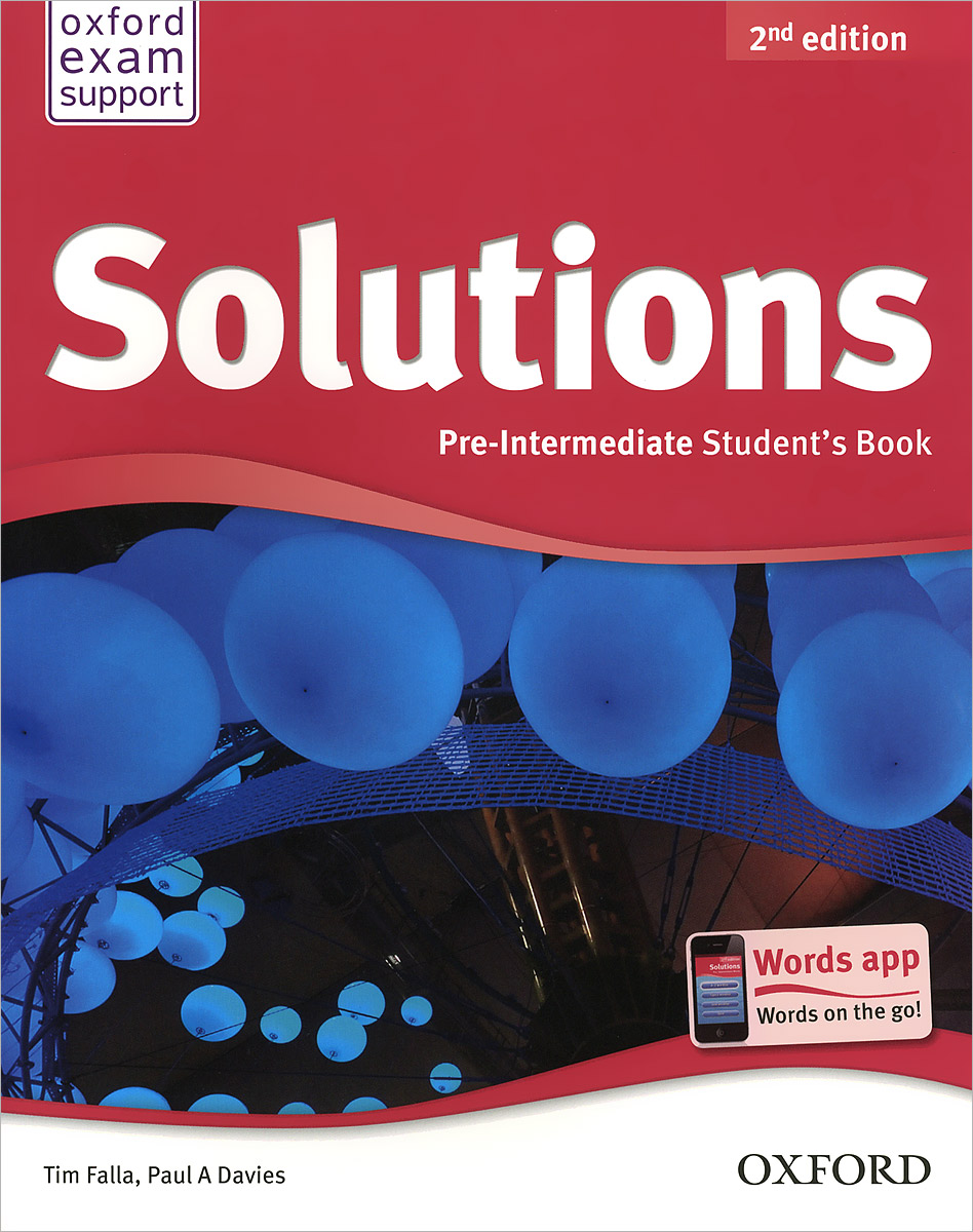 Solutions: Pre-Intermediate: Student's Book