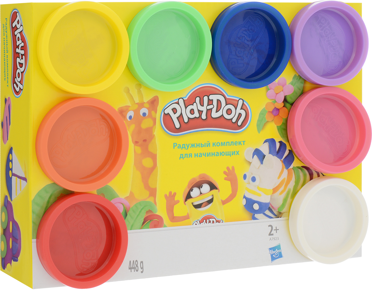 Play-Doh Rainbow Color Pack, Пластилин 8 цветов