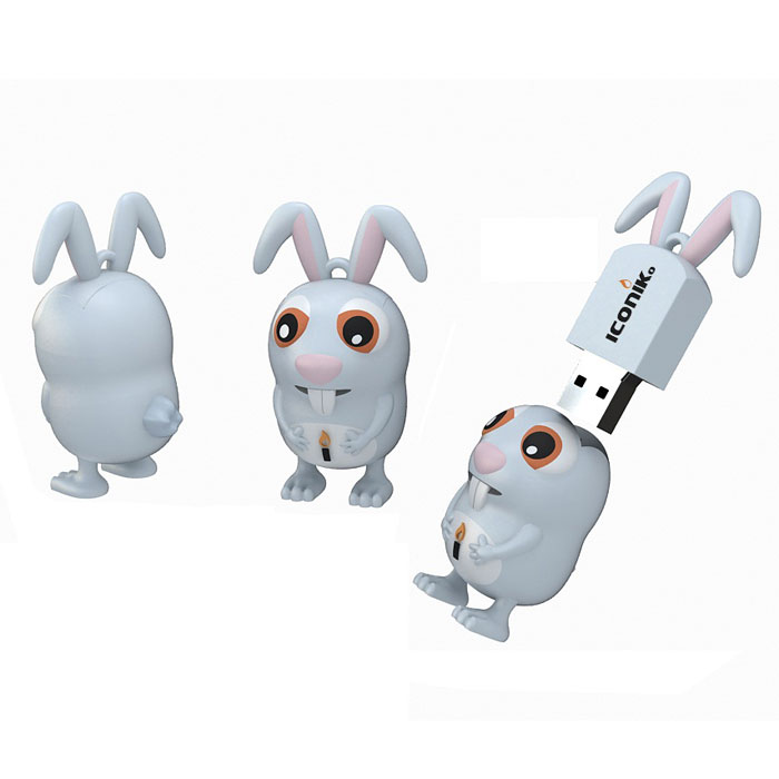 Iconik Кролик 8GB USB-накопительRB-RABi-8GB Iconik Кролик 8GB USB-накопительRB-RABi-8GBФлеш-накопитель Iconik Кролик имеет весьма нестандартный дизайн. Накопитель ударопрочный и защищен резиновым корпусом, а высокая пропускная способность и поддержка различных операционных систем делают его незаменимым. Iconik Кролик - отличный выбор современного творческого человека, который любит яркие и нестандартные вещи.