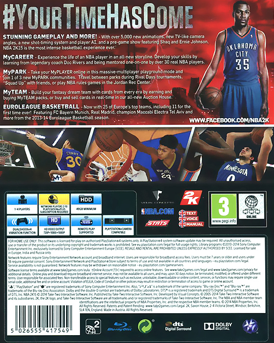 NBA 2K15 (PS4)