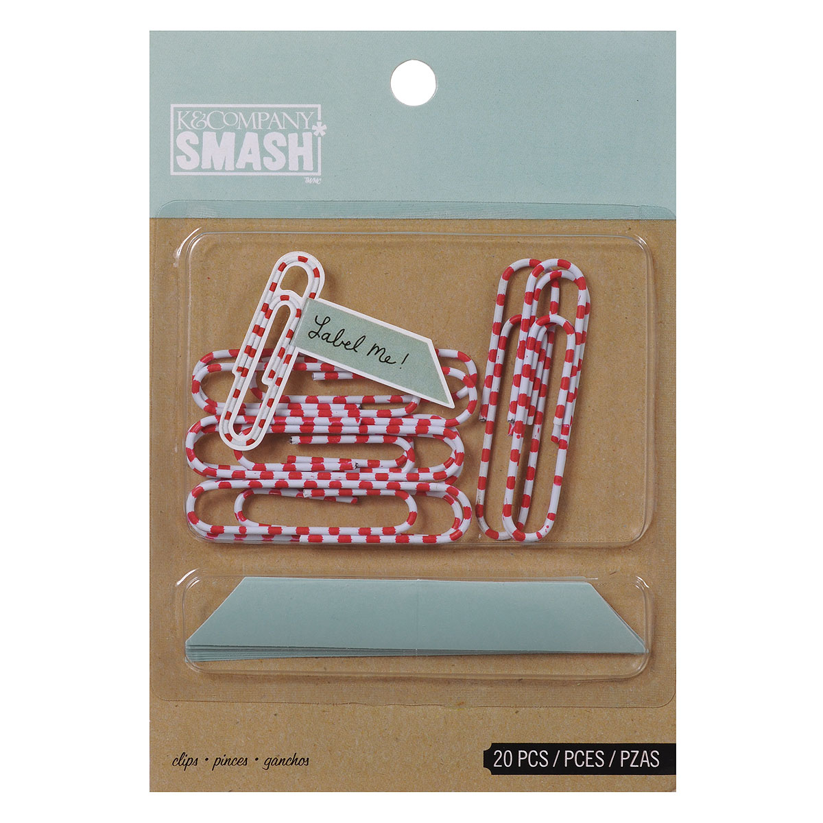 Скрепки-украшения K&Company Smash, 20 штKCO-30-614925 Скрепки-украшения K&Company Smash, 20 штKCO-30-614925Скрепки-украшения K&Company Smash, изготовленные из пластика, прекрасно подойдут для оформления творческих работ в технике скрапбукинга. Их можно использовать для украшения фотоальбомов, скрап-страничек, подарков, конвертов, фоторамок, открыток и многого другого. В наборе - 20 скрепок, оформленных принтом в полоску. Скрепки прекрасно дополнят ваши работы и придадут законченный вид изделиям. Скрапбукинг - это хобби, которое способно приносить массу приятных эмоций не только человеку, который этим занимается, но и его близким, друзьям, родным. Это невероятно увлекательное занятие, которое поможет вам сохранить наиболее памятные и яркие моменты вашей жизни, а также интересно оформить интерьер дома.