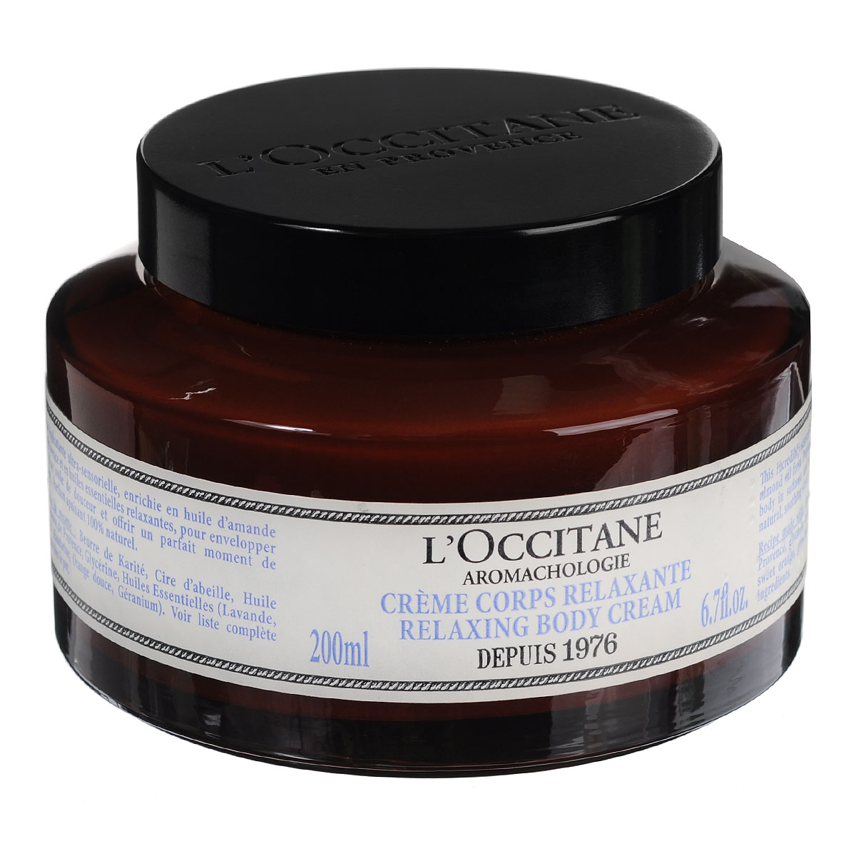LOccitane Крем для тела Аромакология, расслабляющий, 200 мл307090 LOccitane Крем для тела Аромакология, расслабляющий, 200 мл307090Этот невероятно чувственный увлажняющий крем насыщен маслом сладкого миндаля из Прованса и расслабляющими эфирными маслами. Покрывает тело мягкой вуалью и дарит момент истинной релаксации.Товар сертифицирован.